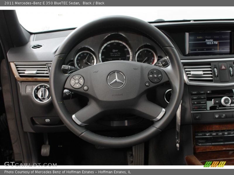 Black / Black 2011 Mercedes-Benz E 350 BlueTEC Sedan