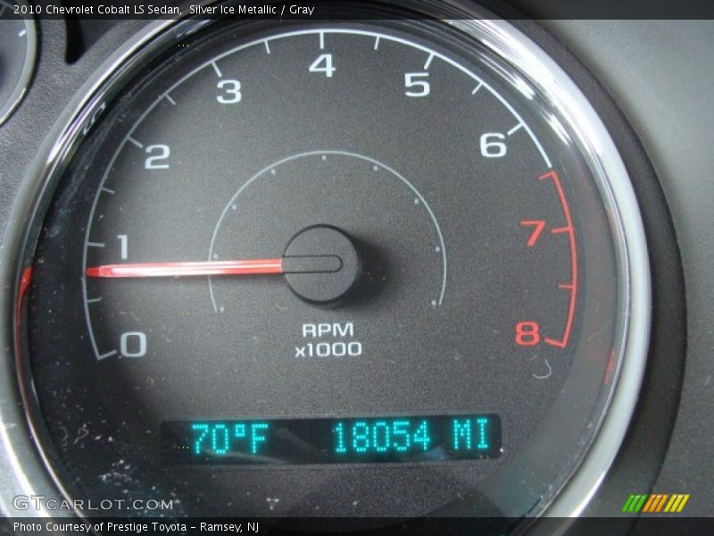 Silver Ice Metallic / Gray 2010 Chevrolet Cobalt LS Sedan