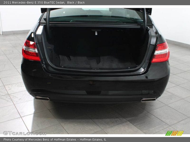 Black / Black 2011 Mercedes-Benz E 350 BlueTEC Sedan