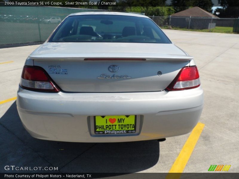 Silver Stream Opal / Charcoal 2000 Toyota Solara SE V6 Coupe