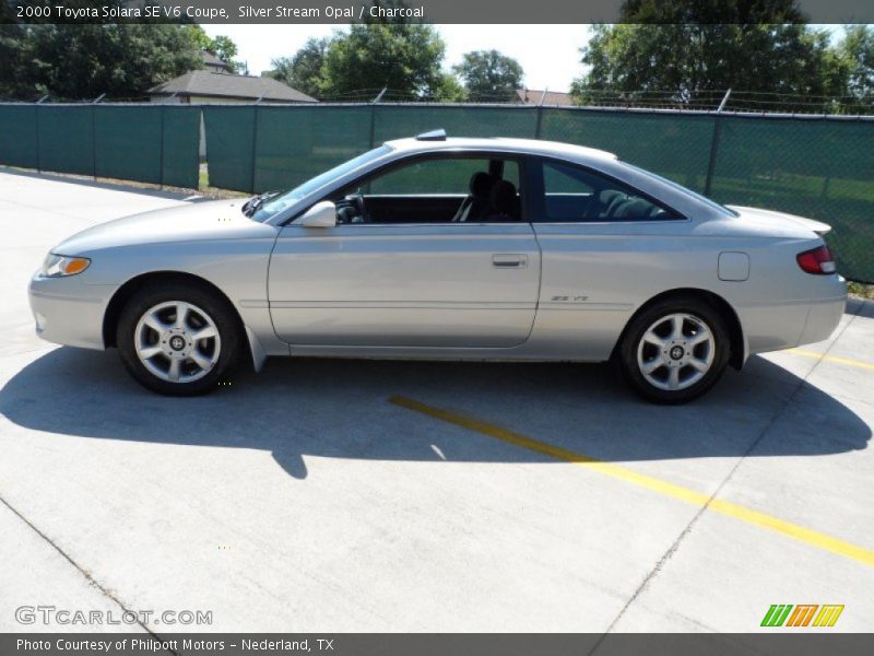 Silver Stream Opal / Charcoal 2000 Toyota Solara SE V6 Coupe