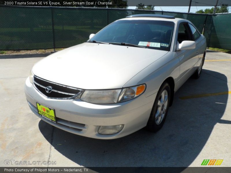 Silver Stream Opal / Charcoal 2000 Toyota Solara SE V6 Coupe