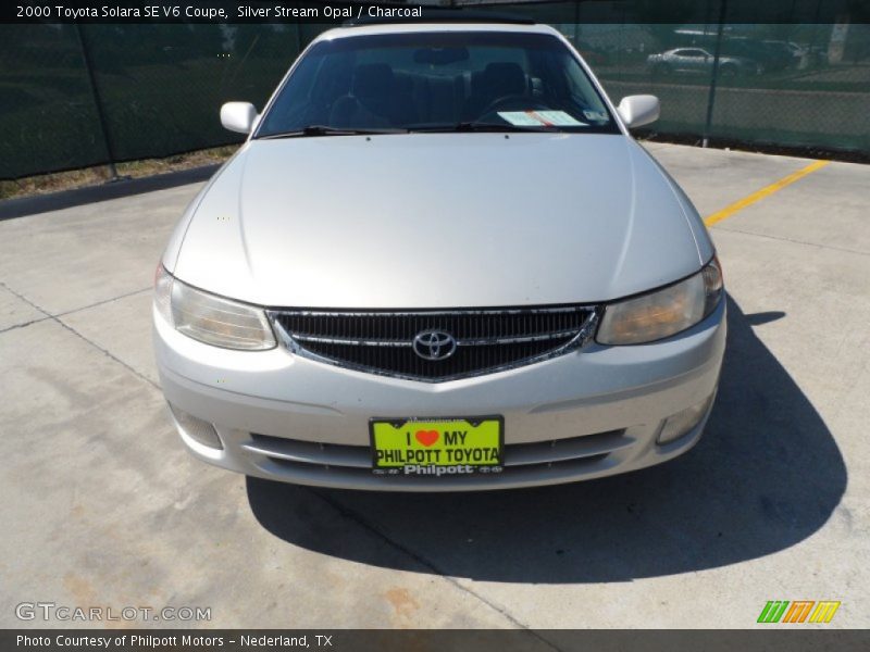 Silver Stream Opal / Charcoal 2000 Toyota Solara SE V6 Coupe
