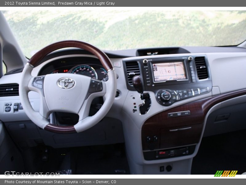 Predawn Gray Mica / Light Gray 2012 Toyota Sienna Limited