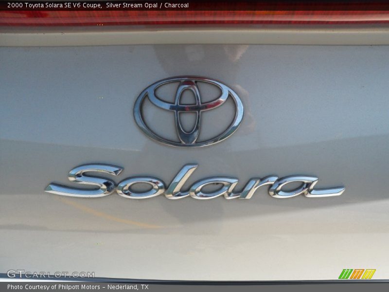 Silver Stream Opal / Charcoal 2000 Toyota Solara SE V6 Coupe