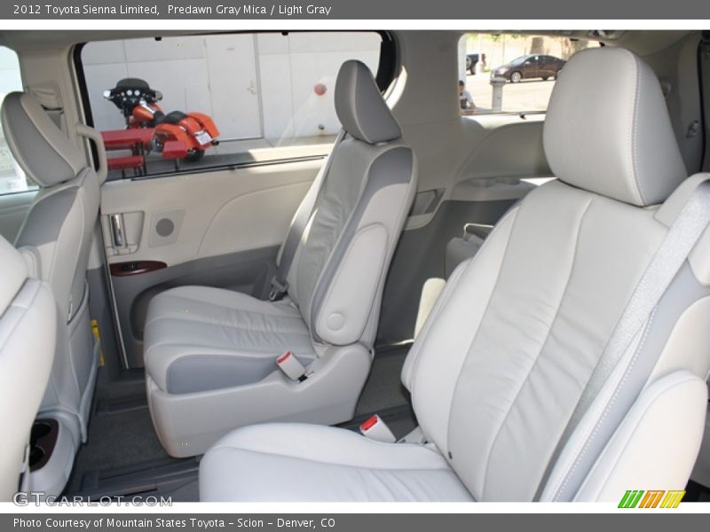 Predawn Gray Mica / Light Gray 2012 Toyota Sienna Limited