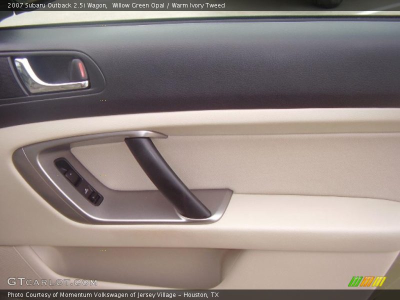 Willow Green Opal / Warm Ivory Tweed 2007 Subaru Outback 2.5i Wagon