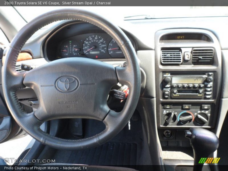 Silver Stream Opal / Charcoal 2000 Toyota Solara SE V6 Coupe