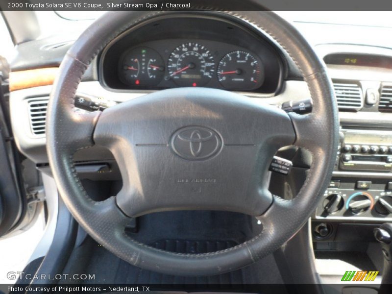 Silver Stream Opal / Charcoal 2000 Toyota Solara SE V6 Coupe