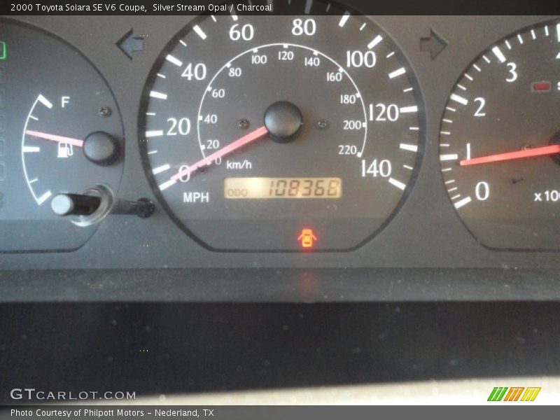 Silver Stream Opal / Charcoal 2000 Toyota Solara SE V6 Coupe