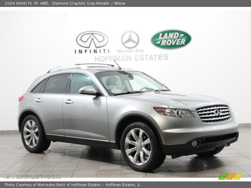 Diamond Graphite Gray Metallic / Willow 2004 Infiniti FX 45 AWD