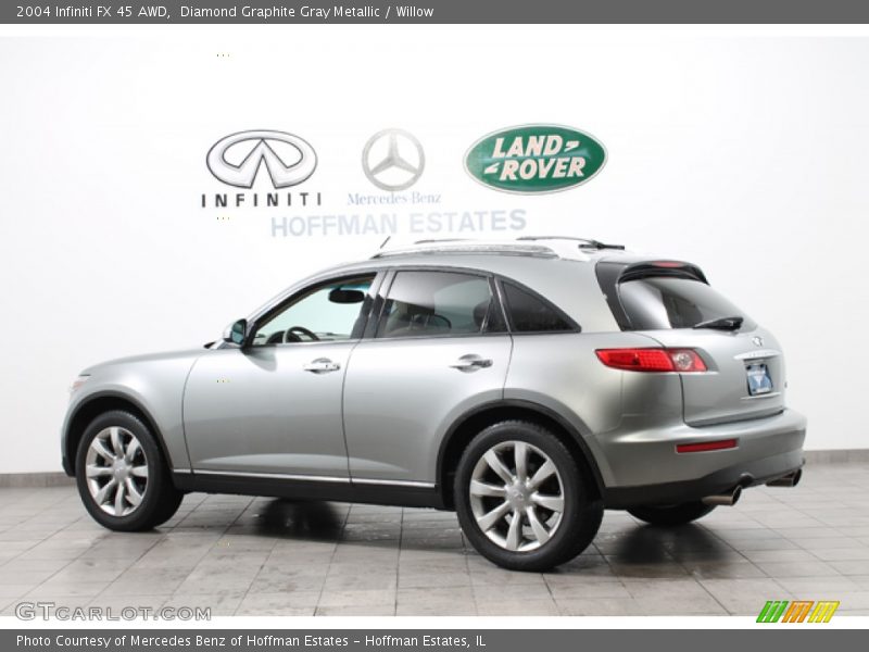 Diamond Graphite Gray Metallic / Willow 2004 Infiniti FX 45 AWD