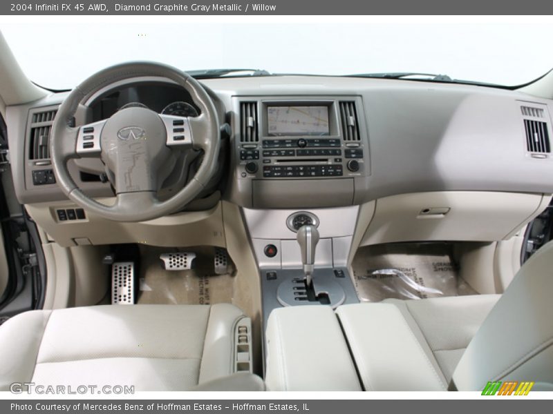 Diamond Graphite Gray Metallic / Willow 2004 Infiniti FX 45 AWD