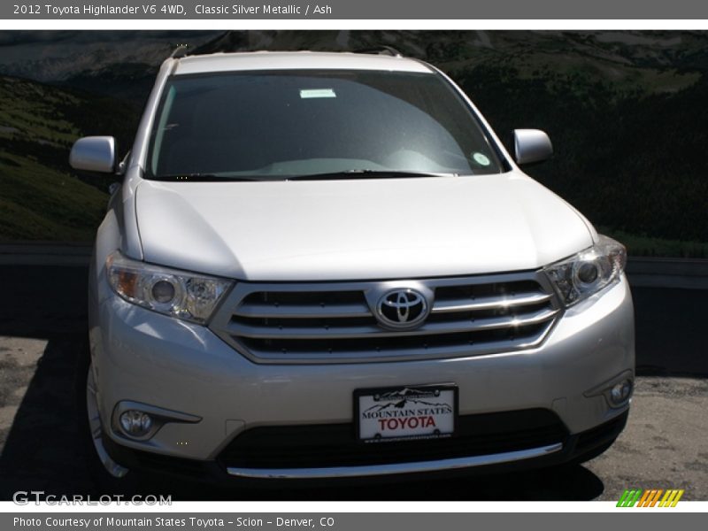 Classic Silver Metallic / Ash 2012 Toyota Highlander V6 4WD