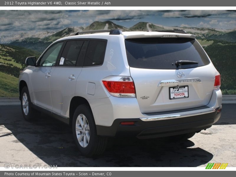 Classic Silver Metallic / Ash 2012 Toyota Highlander V6 4WD