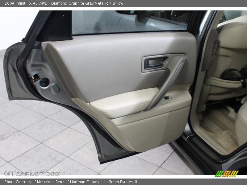 Diamond Graphite Gray Metallic / Willow 2004 Infiniti FX 45 AWD