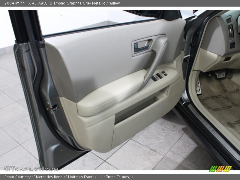 Diamond Graphite Gray Metallic / Willow 2004 Infiniti FX 45 AWD