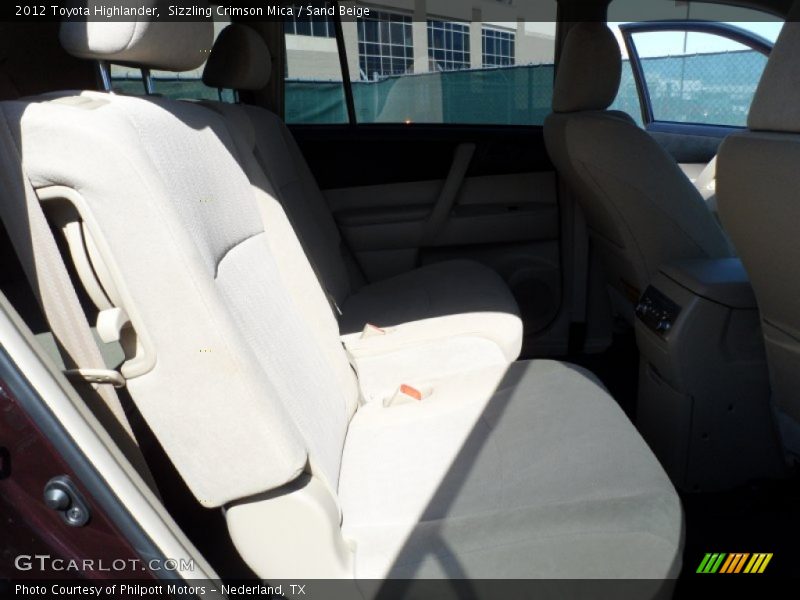 Sizzling Crimson Mica / Sand Beige 2012 Toyota Highlander