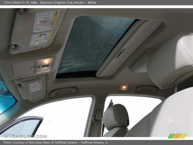 Diamond Graphite Gray Metallic / Willow 2004 Infiniti FX 45 AWD