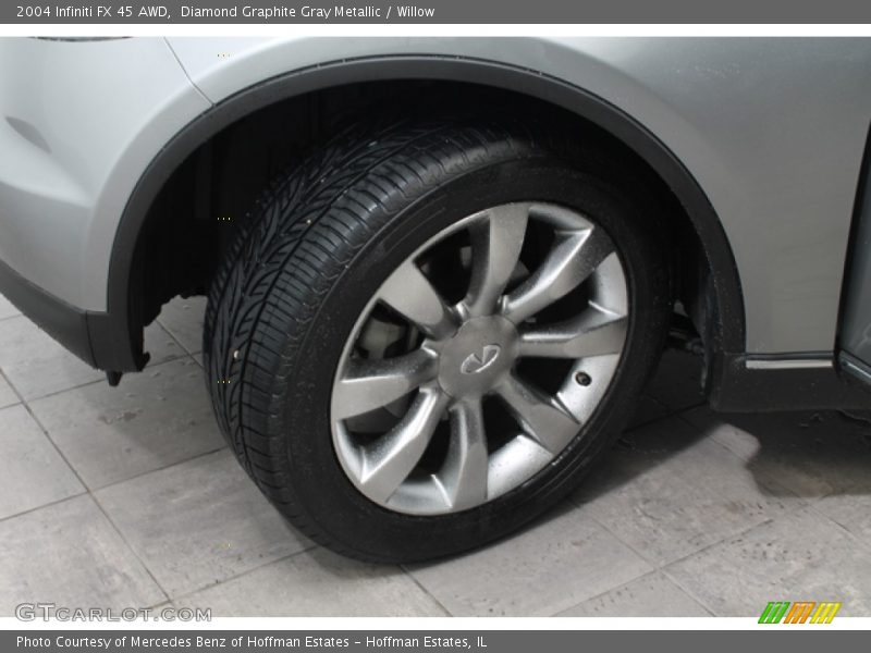 Diamond Graphite Gray Metallic / Willow 2004 Infiniti FX 45 AWD