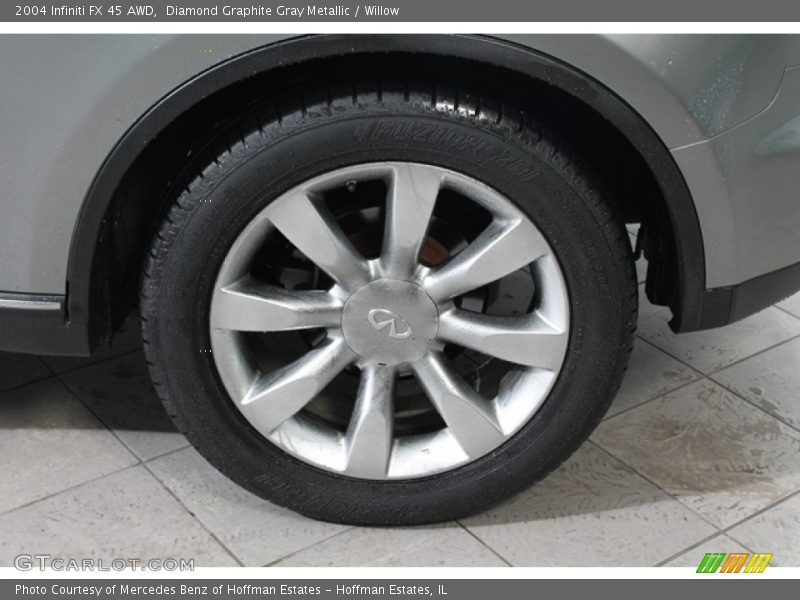 Diamond Graphite Gray Metallic / Willow 2004 Infiniti FX 45 AWD