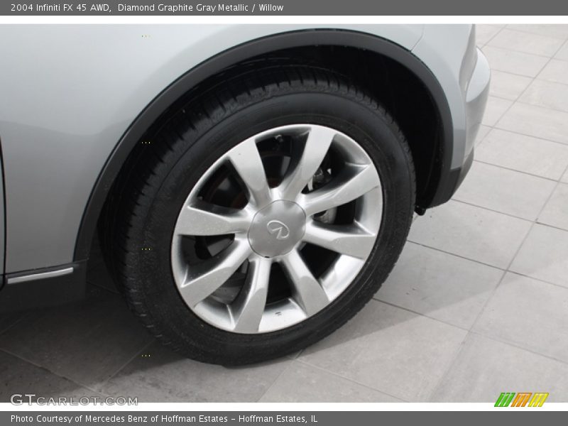 Diamond Graphite Gray Metallic / Willow 2004 Infiniti FX 45 AWD