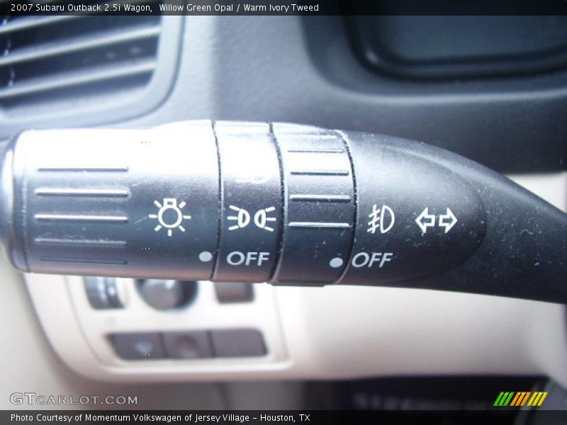 Willow Green Opal / Warm Ivory Tweed 2007 Subaru Outback 2.5i Wagon