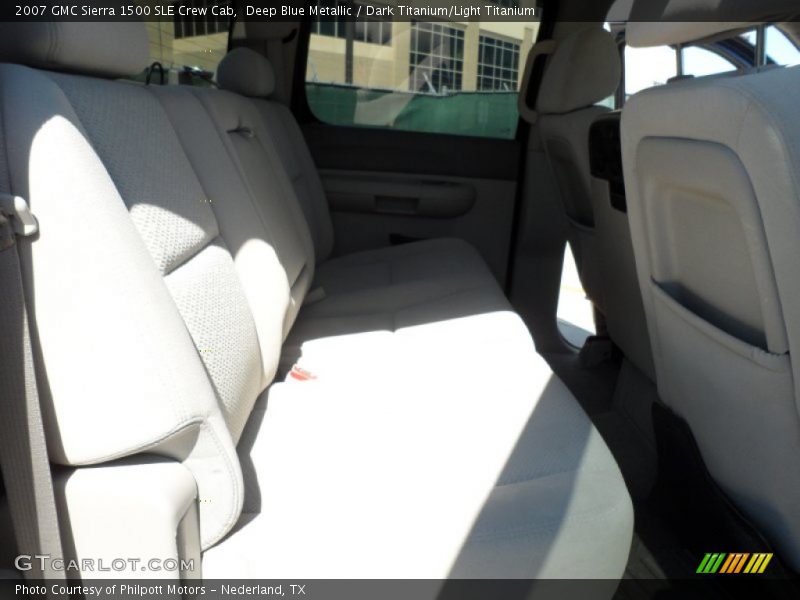 Deep Blue Metallic / Dark Titanium/Light Titanium 2007 GMC Sierra 1500 SLE Crew Cab