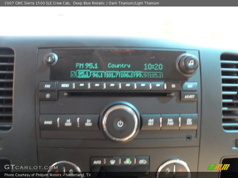 Deep Blue Metallic / Dark Titanium/Light Titanium 2007 GMC Sierra 1500 SLE Crew Cab