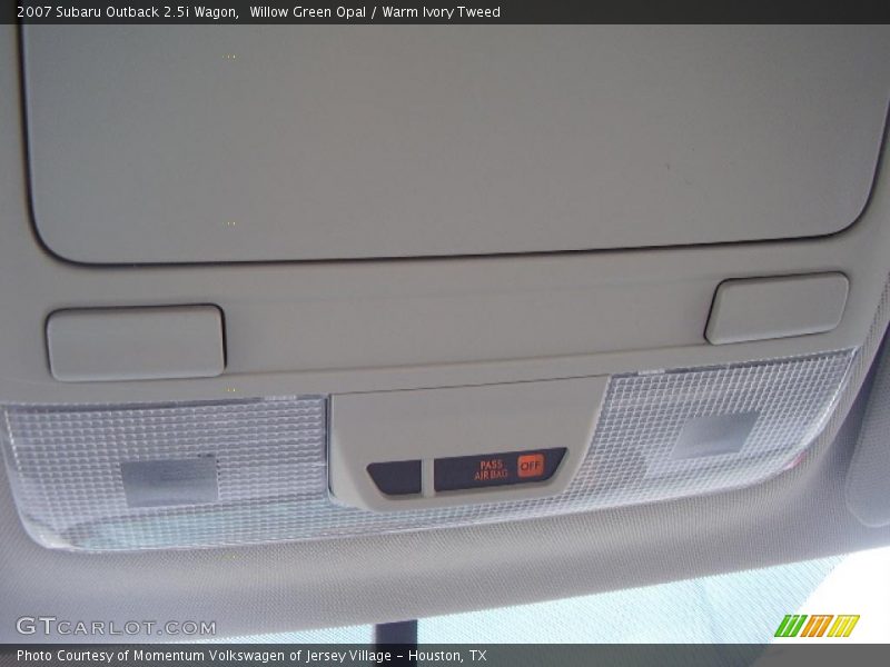 Willow Green Opal / Warm Ivory Tweed 2007 Subaru Outback 2.5i Wagon