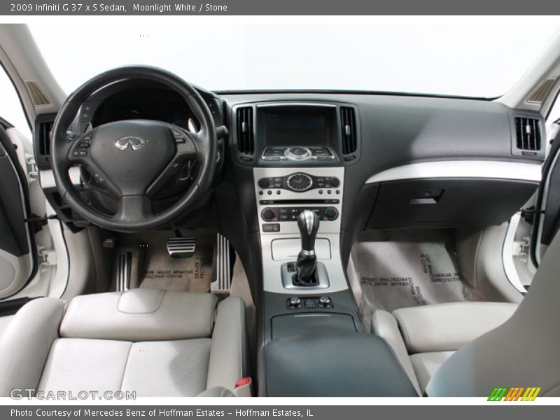 Moonlight White / Stone 2009 Infiniti G 37 x S Sedan