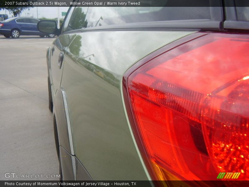 Willow Green Opal / Warm Ivory Tweed 2007 Subaru Outback 2.5i Wagon