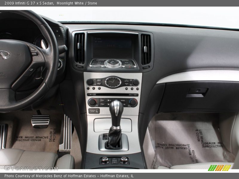 Moonlight White / Stone 2009 Infiniti G 37 x S Sedan