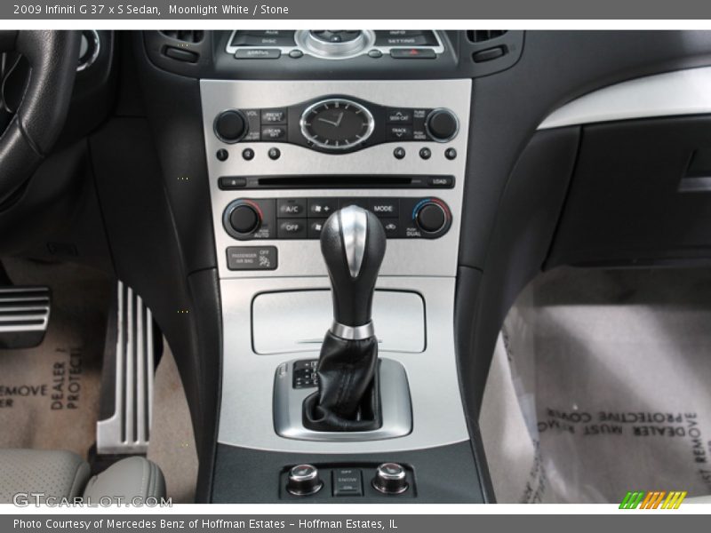 Moonlight White / Stone 2009 Infiniti G 37 x S Sedan
