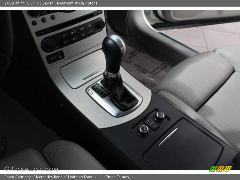 Moonlight White / Stone 2009 Infiniti G 37 x S Sedan