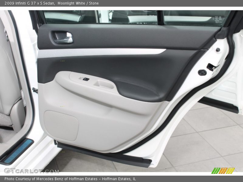 Moonlight White / Stone 2009 Infiniti G 37 x S Sedan