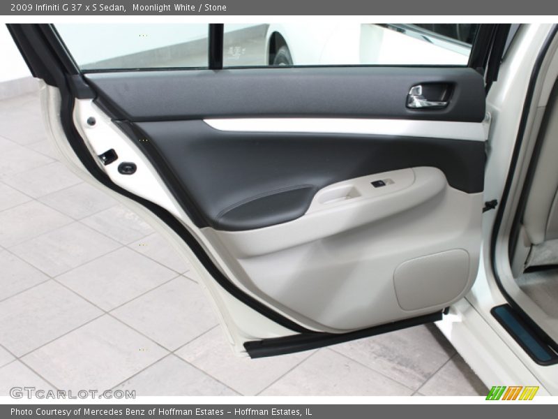 Moonlight White / Stone 2009 Infiniti G 37 x S Sedan