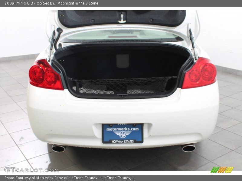 Moonlight White / Stone 2009 Infiniti G 37 x S Sedan