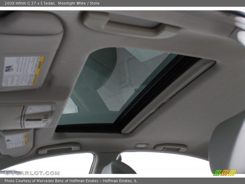 Moonlight White / Stone 2009 Infiniti G 37 x S Sedan