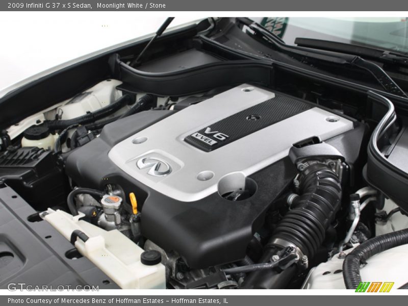 Moonlight White / Stone 2009 Infiniti G 37 x S Sedan