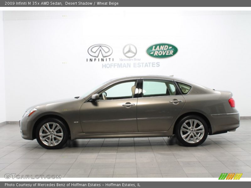 Desert Shadow / Wheat Beige 2009 Infiniti M 35x AWD Sedan