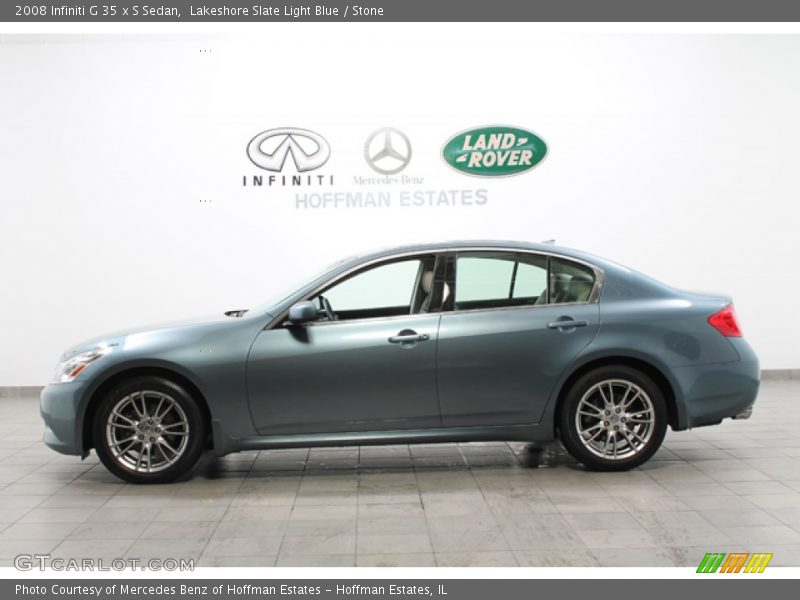 Lakeshore Slate Light Blue / Stone 2008 Infiniti G 35 x S Sedan