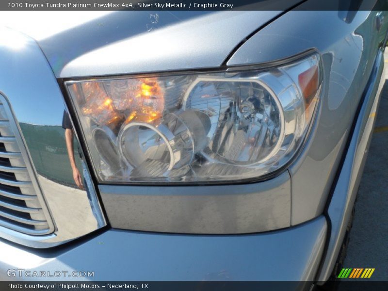 Silver Sky Metallic / Graphite Gray 2010 Toyota Tundra Platinum CrewMax 4x4