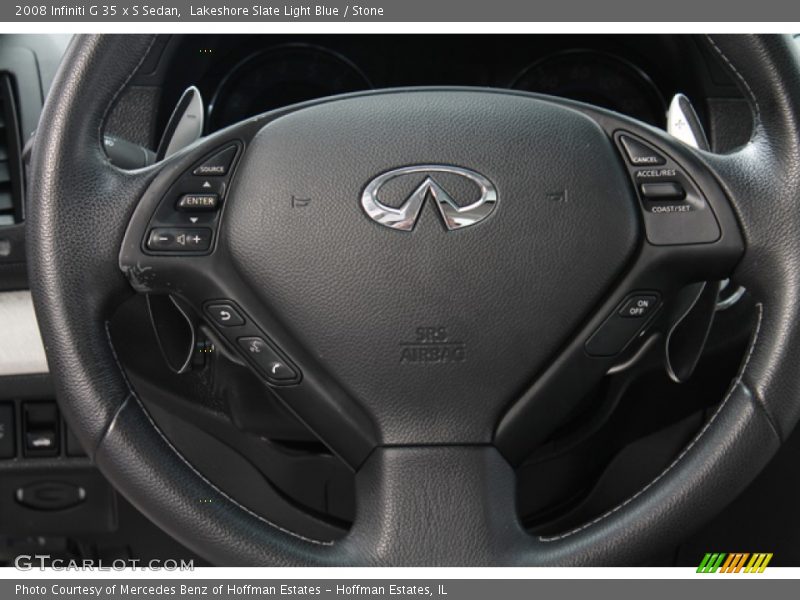 Lakeshore Slate Light Blue / Stone 2008 Infiniti G 35 x S Sedan