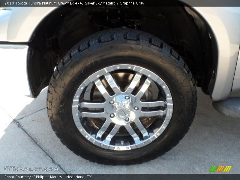 Silver Sky Metallic / Graphite Gray 2010 Toyota Tundra Platinum CrewMax 4x4