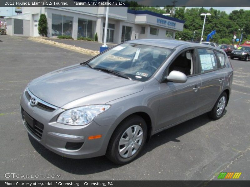 Titanium Gray Metallic / Black 2012 Hyundai Elantra GLS Touring