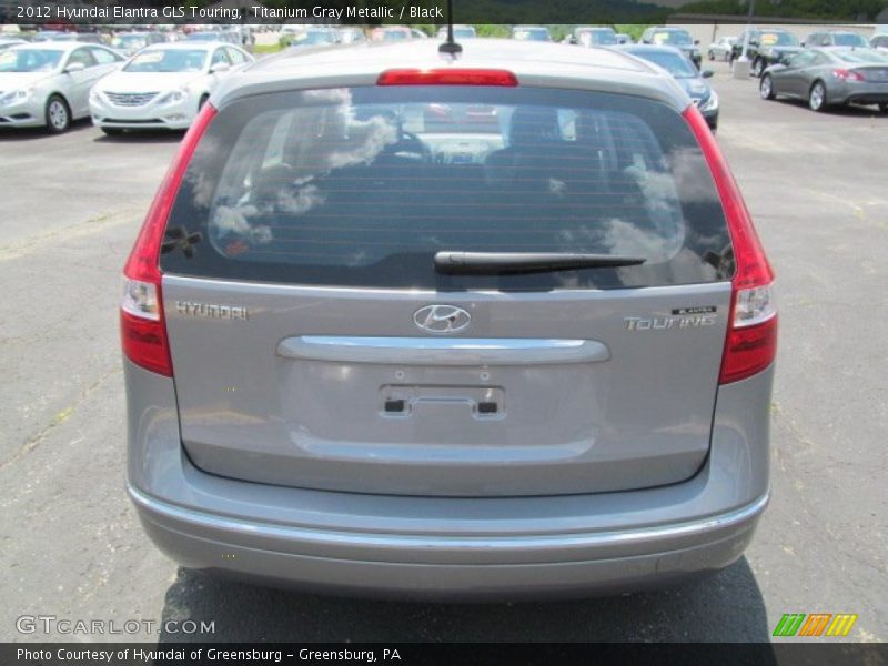 Titanium Gray Metallic / Black 2012 Hyundai Elantra GLS Touring