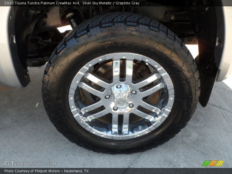 Silver Sky Metallic / Graphite Gray 2010 Toyota Tundra Platinum CrewMax 4x4