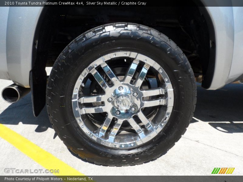 Silver Sky Metallic / Graphite Gray 2010 Toyota Tundra Platinum CrewMax 4x4