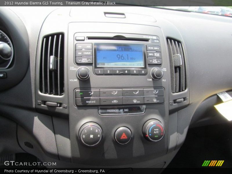 Titanium Gray Metallic / Black 2012 Hyundai Elantra GLS Touring